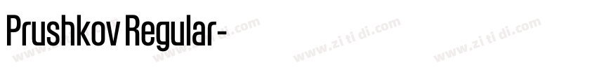 Prushkov Regular字体转换 Prushkov Regular字体转换